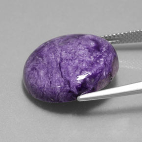 Charoite Gemstone in 19.2 mm Size for Sale, Charoite Stone in Violet Color