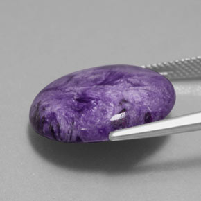 Charoite Gemstone in 19.9 mm Size for Sale, Charoite Stone in Violet Color