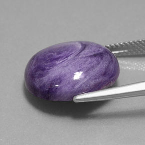 Charoite Gemstone in 16.2 mm Size for Sale, Charoite Stone in Violet Color