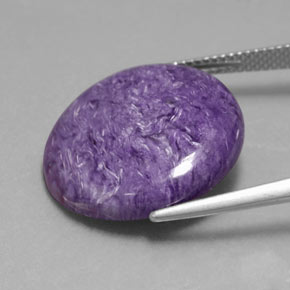 Charoite Gemstone in 20 mm Size for Sale, Charoite Stone in Violet Color
