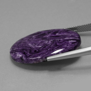 Charoite Gemstone in 30.3 x 22 mm Size for Sale, Charoite Stone in Violet Color