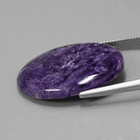 Charoite Gemstone in 30.1 x 22 mm Size for Sale, Charoite Stone in Violet Color
