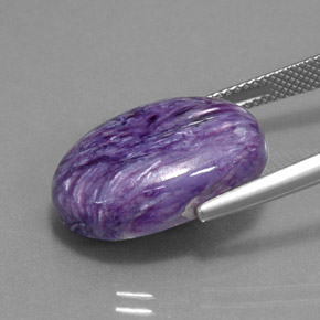 Charoite Gemstone in 20 x 14.1 mm Size for Sale, Charoite Stone in Violet Color