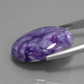 Charoite Gemstone in 22.1 x 16.1 mm Size for Sale, Charoite Stone in Violet Color