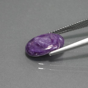 Charoite Gemstone in 12.9 x 9.1 mm Size for Sale, Charoite Stone in Violet Color