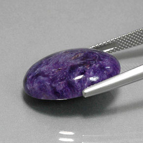 Charoite Gemstone in 20 x 15 mm (calibrated) Size for Sale, Charoite Stone in Violet Color