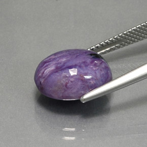 Charoite Gemstone in 12 x 10 mm (calibrated) Size for Sale, Charoite Stone in Violet Color
