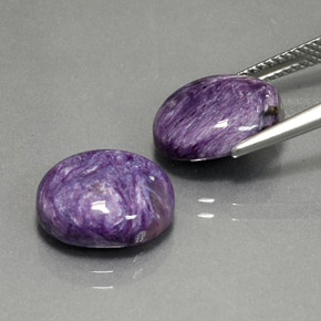 Charoite Gemstone in 12 x 10 mm (calibrated) Size for Sale, Charoite Stone in Violet Color