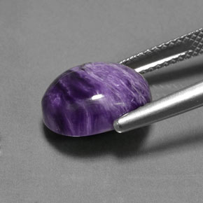 Charoite Gemstone in 11.9 x 9.4 mm Size for Sale, Charoite Stone in Violet Color
