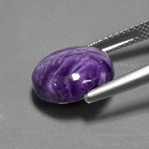Charoite Gemstone in 12 x 10 mm (calibrated) Size for Sale, Charoite Stone in Violet Color