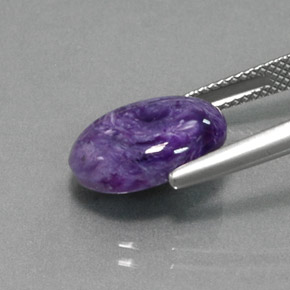 Charoite Gemstone in 14 x 10 mm (calibrated) Size for Sale, Charoite Stone in Violet Color