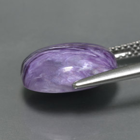 Charoite Gemstone in 13 x 9.9 mm Size for Sale, Charoite Stone in Violet Color