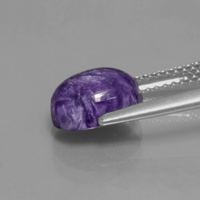 Charoite Gemstone in 9 x 7 mm (calibrated) Size for Sale, Charoite Stone in Violet Color