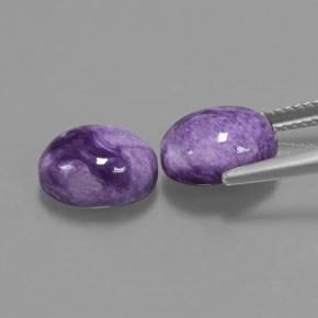 Charoite Gemstone in 10 x 8 mm (calibrated) Size for Sale, Charoite Stone in Violet Color