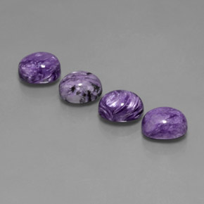 Charoite Gemstone in 9 x 7 mm (calibrated) Size for Sale, Charoite Stone in Violet Color