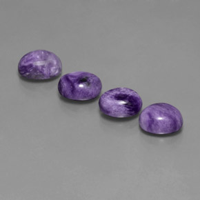 Charoite Gemstone in 8.3 x 6.5 mm Size for Sale, Charoite Stone in Violet Color