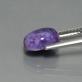 Charoite Gemstone in 9 x 7 mm (calibrated) Size for Sale, Charoite Stone in Violet Color