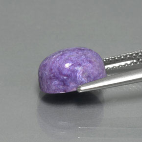 Charoite Gemstone in 9.5 x 7.2 mm Size for Sale, Charoite Stone in Violet Color