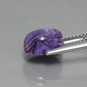 Charoite Gemstone in 9 x 7 mm (calibrated) Size for Sale, Charoite Stone in Violet Color