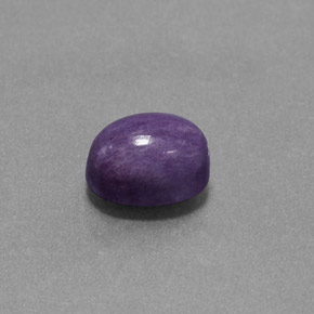 1.84 ct Violet Charoite Stone, Natural Charoite in Oval Cabochon Shape for Sale