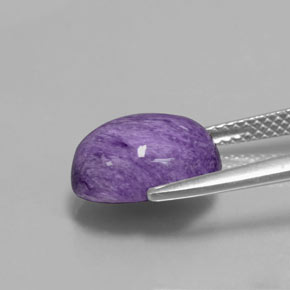 Charoite Gemstone in 11.7 x 9.6 mm Size for Sale, Charoite Stone in Violet Color
