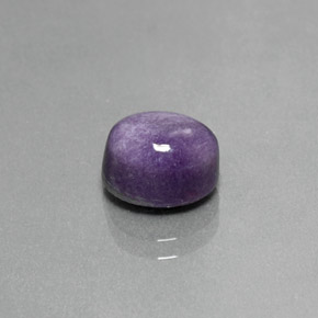 2.51 ct Violet Charoite Stone, Natural Charoite in Oval Cabochon Shape for Sale