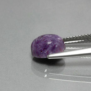 Charoite Gemstone in 9 x 7 mm (calibrated) Size for Sale, Charoite Stone in Violet Color