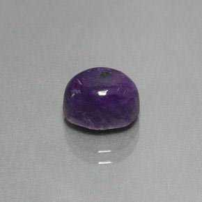 2.80 ct Violet Charoite Stone, Natural Charoite in Oval Cabochon Shape for Sale