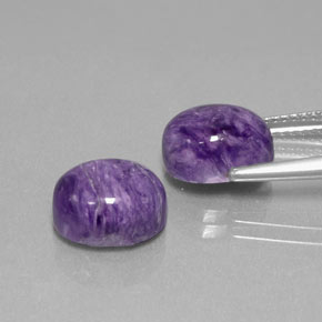 Charoite Gemstone in 10 x 8 mm (calibrated) Size for Sale, Charoite Stone in Violet Color