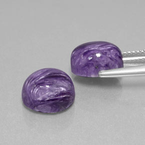 Charoite Gemstone in 10 x 8 mm (calibrated) Size for Sale, Charoite Stone in Violet Color