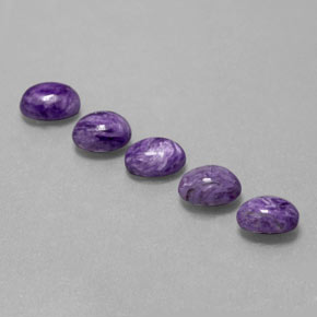 Charoite Gemstone in 7 x 5 mm (calibrated) Size for Sale, Charoite Stone in Violet Color