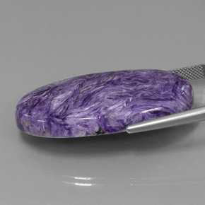 Charoite Gemstone in 41.5 x 23.9 mm Size for Sale, Charoite Stone in Violet Color