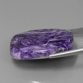 Charoite Gemstone in 34 x 27.1 mm Size for Sale, Charoite Stone in Violet Color