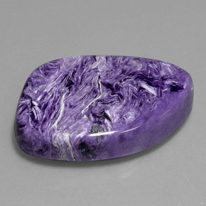 63.04 ct Violet Charoite Stone, Natural Charoite in Fancy Cabochon Shape for Sale