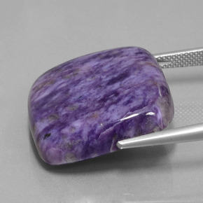 Charoite Gemstone in 23.7 x 23.4 mm Size for Sale, Charoite Stone in Violet Color