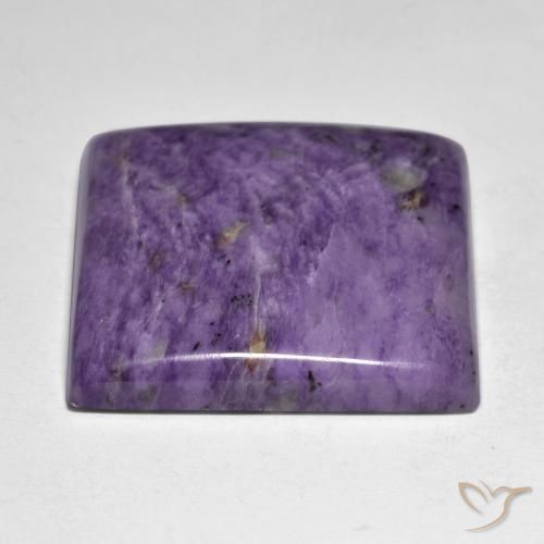 Charoite Gemstone in 29.5 x 28.9 mm Size for Sale, Charoite Stone in Deep Violet Color