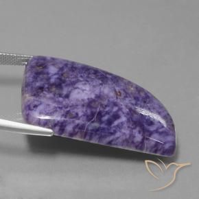 Charoite Gemstone in 35.2 x 23.9 mm Size for Sale, Charoite Stone in Medium Violet Color