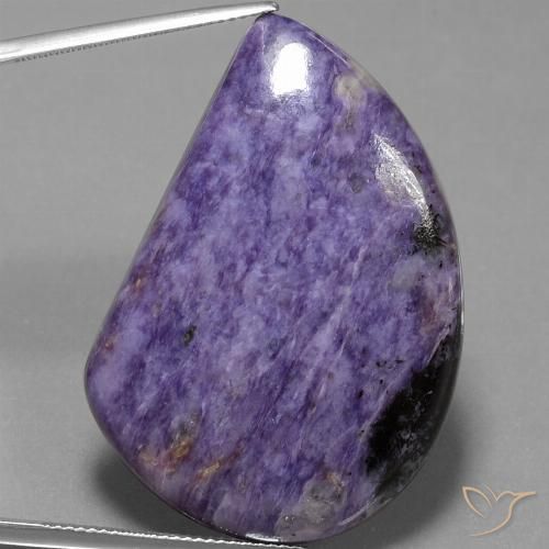53.78ct Natural Medium Violet Charoite, Fancy, Opaque