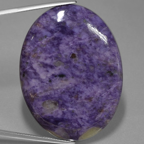83.6ct Oval Cabochon Violet Charoite Gem for sale 83.6ct Oval Cabochon Violet Charoite Gem (ID: 435151)