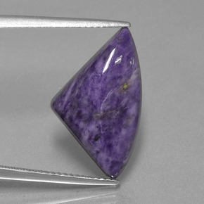 8.20 ct Violet Charoite Gemstone, Charoite Gem in Fancy Cabochon Shape for Sale.
