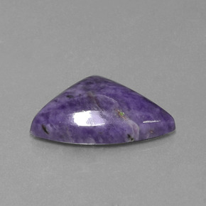 8.20 ct Violet Charoite Stone, Natural Charoite in Fancy Cabochon Shape for Sale