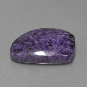 17.13 ct Violet Charoite Stone, Natural Charoite in Fancy Cabochon Shape for Sale
