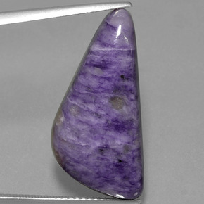 16.20 ct Violet Charoite Gemstone, Charoite Gem in Fancy Cabochon Shape for Sale.