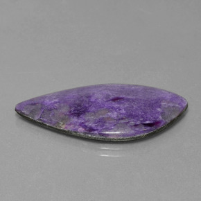 12.93 ct Violet Charoite Stone, Natural Charoite in Fancy Cabochon Shape for Sale