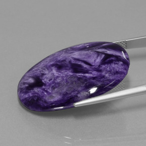 Charoite Gemstone in 30 x 21.7 mm Size for Sale, Charoite Stone in Violet Color