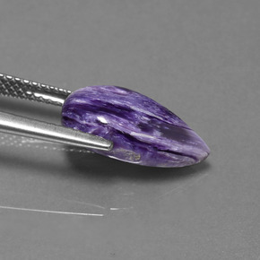 Charoite Gemstone in 14.7 x 8.5 mm Size for Sale, Charoite Stone in Violet Color