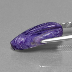Charoite Gemstone in 21.4 x 10.4 mm Size for Sale, Charoite Stone in Violet Color