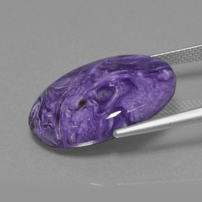 Charoite Gemstone in 22.1 x 16.3 mm Size for Sale, Charoite Stone in Violet Color