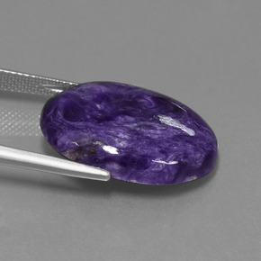 Charoite Gemstone in 22.1 x 16.1 mm Size for Sale, Charoite Stone in Violet Color