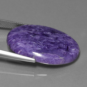 Charoite Gemstone in 30.2 x 22.1 mm Size for Sale, Charoite Stone in Violet Color